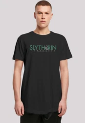 F4NT4STIC T-Shirt Harry Potter Slytherin Text Print Lila