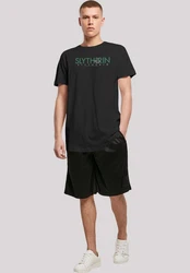 F4NT4STIC T-Shirt Harry Potter Slytherin Text Print Lila