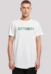 F4NT4STIC T-Shirt Harry Potter Slytherin Text Print Grün/Weiß/Lila/Hellgrün