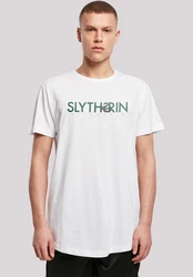 F4NT4STIC T-Shirt Harry Potter Slytherin Text Print Grün/Weiß/Lila/Hellgrün