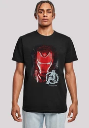 T-Shirt Marvel Avengers Endgame Iron Man Brushed Herren,Premium Merch,Regular-Fit,Basic,Logo Print