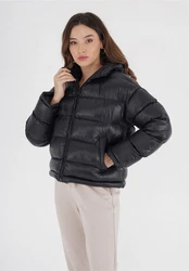 freshlions Steppjacke Tara Braun/Beige/Schwarz/Lila
