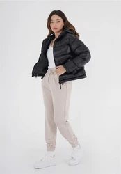 freshlions Steppjacke Tara Braun/Beige/Schwarz/Lila