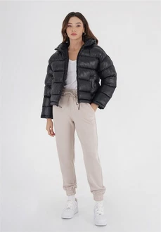 freshlions Steppjacke Tara Braun/Beige/Schwarz/Lila