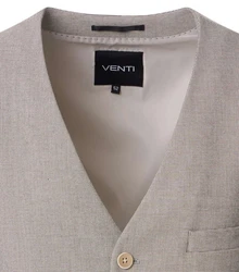 VENTI Weste Beige/Khaki/Braun/Grau