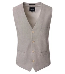 VENTI Weste Beige/Khaki/Braun/Grau