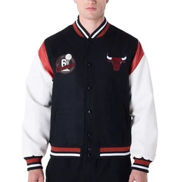 Collegejacke Varsity NBA FLORAL Chicago Bulls