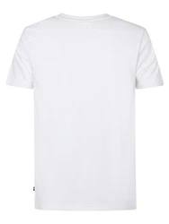 Petrol Industries T-Shirt 'Conch' Rot/Beige/Schwarz