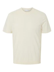 SELECTED HOMME T-Shirt SLHTRAY SS KNIT MERINO CREW 