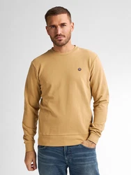 Petrol Industries Sweatshirt mit Logo Khaki/Braun/Beige