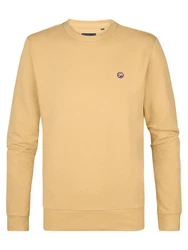 Petrol Industries Sweatshirt mit Logo Khaki/Braun/Beige