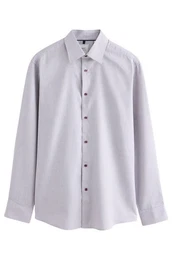 Langarmhemd Slim Fit Hemd und Krawatte im Set (2-tlg)