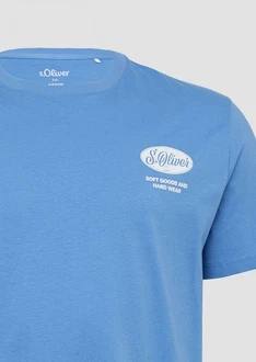 s.Oliver Kurzarmshirt Crew Neck Artwork