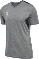 hummel Kurzarmshirt hmlAUTHENTIC PL JERSEY Grau/Dunkelgrau/Hellgrau