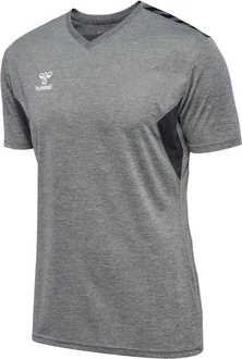 hummel Kurzarmshirt hmlAUTHENTIC PL JERSEY Grau/Dunkelgrau/Hellgrau
