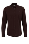 WE Fashion Businesshemd Bordeaux/Dunkelrot/Rot/Dunkelbraun/Braun