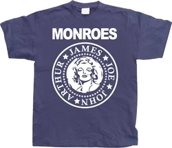 Marilyn Monroe T-Shirt Blau/Hellblau/Gelb/Fliederfarben/Lila