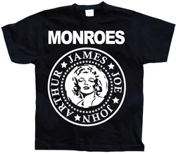 Marilyn Monroe T-Shirt Gelb/Grau/Blau/Lila/Hellblau/Orange
