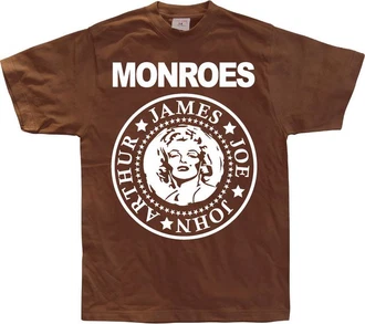 Marilyn Monroe T-Shirt Dunkelrot/Rot/Bordeaux/Orange/Braun Marilyn Monroe T-Shirt Dunkelrot/Rot/Bordeaux/Orange/Braun