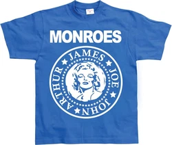 Marilyn Monroe T-Shirt Hellblau/Blau/Gelb/Lila