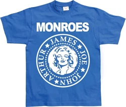 Marilyn Monroe T-Shirt Hellblau/Blau/Gelb/Lila