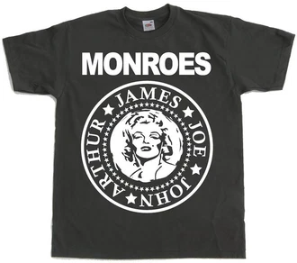 Marilyn Monroe T-Shirt Gelb/Orange/Grau/Lila/Rosa/Schwarz