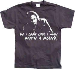 Batman T-Shirt Do I Look Like A Man With A Plan Braun/Schwarz