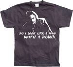 Batman T-Shirt Do I Look Like A Man With A Plan Braun/Schwarz