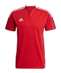 adidas Performance T-Shirt Tiro 21 COACH Rot/Dunkelrot/Braun