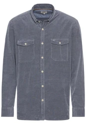 camel active Business Langarmhemd Dunkelblau/Blau/Grau/Hellblau