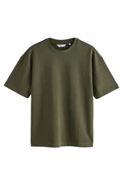 T-Shirt T-Shirt aus schwerem Stoff (1-tlg)
