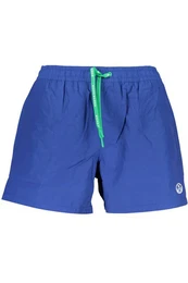 Badeshorts Herren-Badehose Blau mit elastischem Bund, Taschen & Innenslip