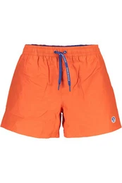 Badeshorts Herren Badeshorts Rot: Elastischer Bund, Taschen, ko-Fasern