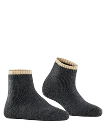 FALKE Kurzsocken Cosy Plush Schwarz/Dunkelgrau