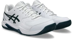 Asics GEL-DEDICATE 8 CLAY Tennisschuh Dunkelgrün/Grün/Weiß/Blau