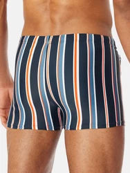 Schiesser Badehose Ocean Swim Shorts Speedo Creme/Dunkelblau/Mischfarben/Rot/Schwarz