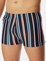 Schiesser Badehose Ocean Swim Shorts Speedo Creme/Dunkelblau/Mischfarben/Rot/Schwarz