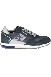 Sneaker Blaue Herren-Sportschuhe mit Schnrsenkeln und