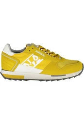 Sneaker Herren-Sportschuhe in Gelb mit Kontrastdetails und