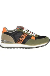 Sneaker Herren Sportschuh Grn mit Kontrastdetails &