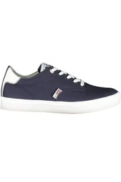 Sneaker Herren Sportschuhe Blau mit Kontrastdetails und