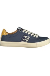 Sneaker Blaue Herrensportschuhe mit Schnrsenkeln und