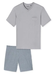 Schiesser Pyjama V-Ausschnitt Comfort Essentials (2 tlg) 