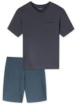 Schiesser Pyjama V-Ausschnitt Comfort Essentials (2 tlg) 