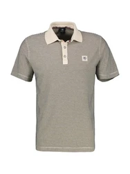 LERROS Kurzarmshirt mit Logostickerei 