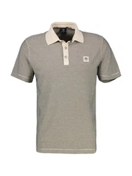 LERROS Kurzarmshirt mit Logostickerei 