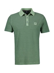 LERROS Kurzarmshirt mit Logostickerei 