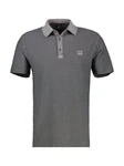 LERROS Kurzarmshirt mit Logostickerei Dunkelgrau/Grau/Hellgrau