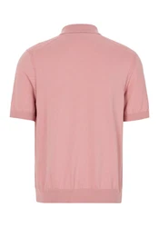 BOSS ORANGE Strickpullover Asac_P mit Polokragen Rosa/Rot/Lila