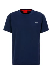 HUGO Pyjamaoberteil Tortuga mit Markenlabel 